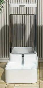 Dispensador de agua para mascotas.